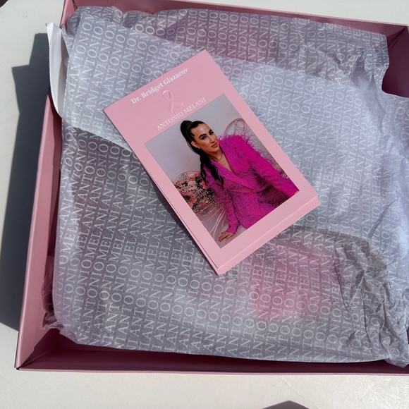 NWT Antonio Melani Hot Pink Size 10 Rhinestone Platform Pumps - Picture 12 of 12